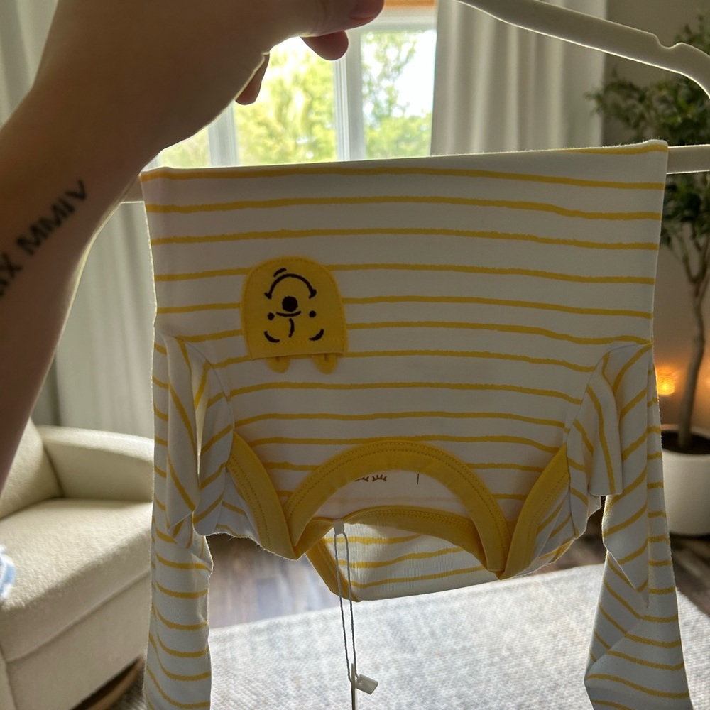 Little sleepies Pooh bodysuit